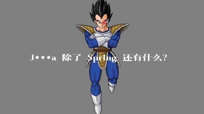J***a 除了 Spring 还有什么？